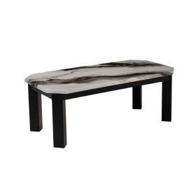 Jasper Faux Panda Marble Top Coffee Table