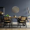 One Piece Metal Wall Decoration Ornament with Flower of Life Lotus Artwork Design and Gold Metal Finish
