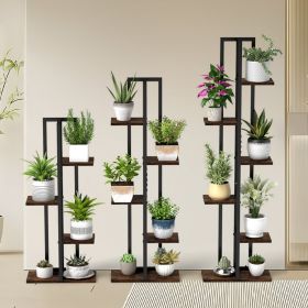 Set of 3, Multifunctional Plant or Display Stands with 4, 5, & 6 Tiers