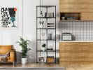 6 Tier Corner Pentagonal Shelf Wire Rack, Convert to 2 Shelves, with Adjustable Shelves and Adjustable Feet