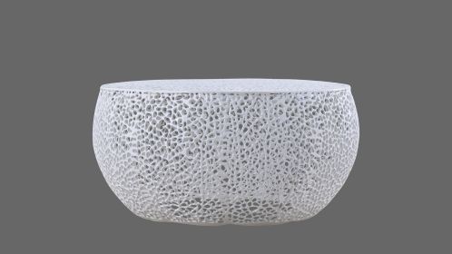 T3502-32 Round Coffee Table in White