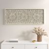 Framed Shadow Box  Medallion Wall Decor Made with Rice Paper