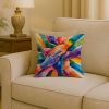 18” Together & Stronger Pride Throw Pillow with Watercolor Artwork and Machine Washable