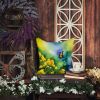 18” Kentucky Goldenrod Throw Pillow with Watercolor Artwork, Indoor/Outdorr Usage and Machine Washable