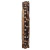 15.7" Teak Round Wall Mirror with Handwoven Tree Branches Frame and Mounting Hook