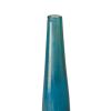 Set of 3, Madison Park Signature Handmade Aurora Blue and Bronze Decorative Glass Vases