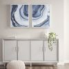 Set of 2, Madison Park Ethereal Diptych Abstract Framed Canvas Wall Art By Artist Megan Swartz