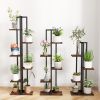Set of 3, Multifunctional Plant or Display Stands with 4, 5, & 6 Tiers