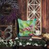 14” Connecticut Mountain Laurels Throw Pillow with Watercolor Artwork, Indoor/Outdorr Usage and Machine Washable