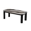 Jasper Faux Panda Marble Top Coffee Table