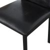 5 Piece Metal Dinette Set with Faux Marble Table Top, 1 Table & 4 Chairs and Metal Legs & Apron