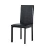 5 Piece Metal Dinette Set with Faux Marble Table Top, 1 Table & 4 Chairs and Metal Legs & Apron