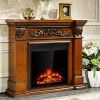22.5" Direct Vent Electric Fireplace Insert Freestanding Recessed Heater with Remote Control