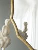 40" Round Sunburst Wall Mirror with Gold Finish