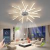 Ceiling Light Fan with Remote Control, 6 Gear Wind Speed and Timer Setting
