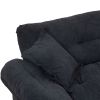 84" Chenille Sofa Loveseat Couch with 2 Matching Throw Pillows, Removable Seat Cushions and Dual Layer Comfort Seating