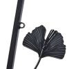 3 Panel Metal Madison Park Golden Ginkgo Leaves Wall Decor Set with Metal Black Branches and Frame