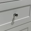 White 3 Drawer Nightstand with Charging Station and 2 USB Ports & 2 Power Outlets