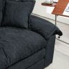 84" Chenille Sofa Loveseat Couch with 2 Matching Throw Pillows, Removable Seat Cushions and Dual Layer Comfort Seating