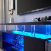 70” TV LED Stand Gaming Entertainment Center Media Storage Console Table with Large Side Cabinet