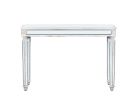 Mirror Console Table with Vintage Wood Grain Carvings