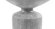 19” Handcrafted Laddie Weathered Gray Finish End Table for Outdoor or Indoor Use