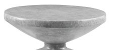19” Handcrafted Laddie Weathered Gray Finish End Table for Outdoor or Indoor Use