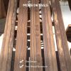 4-Person Carbonized Patio Dining Set with Carriage Wagon Wheel Design