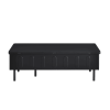 3 In 1 Lift-Top Table with Foldable Top, Coffee Table, Workstation or Dining Table, 2 Side Drawers and Hidden Storage Compartments