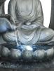 11” Indoor Buddha Fountain Fengshui Tabletop Decorative Waterfall Kit with Submersible Pump and Electric Power Cord