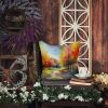 14” North Carolina Dogwoods Throw Pillow with Watercolor Artwork, Indoor/Outdorr Usage and Machine Washable