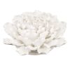 Handmade Ceramic Cream Flower Wall Decor with Intricately Designed Petals