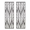 2 Piece Madison Park Florian Grey Laser Cut Wood Panel Wall Decor