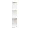 Large Wall Mounted 3 Tier Rustic Bottle Wine Rack with Storage Rack and Wine Glass Holder