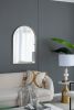 24" x 36" Arched Accent Mirror with Gold Metal Frame