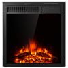22.5" Direct Vent Electric Fireplace Insert Freestanding Recessed Heater with Remote Control