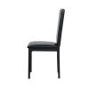 5 Piece Metal Dinette Set with Faux Marble Table Top, 1 Table & 4 Chairs and Metal Legs & Apron