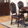 Espresso Brown 9 Piece Dining Room Set, Rectangle Table, 2 Arm Chairs, 6 Armless Chairs with 2x Leaf and Double Pedestal Base