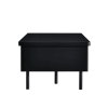 3 In 1 Lift-Top Table with Foldable Top, Coffee Table, Workstation or Dining Table, 2 Side Drawers and Hidden Storage Compartments