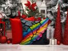 18” Resilience Pride Throw Pillow with Watercolor Artwork, Indoor/Outdorr Usage and Machine Washable