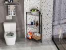 6 Tier Corner Pentagonal Shelf Wire Rack, Convert to 2 Shelves, with Adjustable Shelves and Adjustable Feet