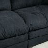 84" Chenille Sofa Loveseat Couch with 2 Matching Throw Pillows, Removable Seat Cushions and Dual Layer Comfort Seating