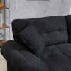 84" Chenille Sofa Loveseat Couch with 2 Matching Throw Pillows, Removable Seat Cushions and Dual Layer Comfort Seating
