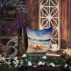 14” Starfish Throw Pillow with WaterColor Artwork, Indoor/Outdorr Usage and Machine Washable