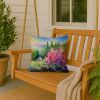 18” Idaho Syringa Throw Pillow with Waterolor Artwork, Indoor/Outdorr Usage and Machine Washable