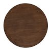 Loanna Wooden Color Finish End Table with Natural Wood Look