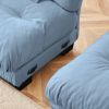 Luxury Modular Sectional Chenille Sofa Couch with Convertible Ottoman, Oversized L Shaped Cloud Couch and Matching Pillows