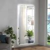 65” Full Body Length Mirror with LED Lighting, Wall Mounted, 3 Lighting Modes and Borderless Rounded Corners