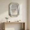 Diamond Shaped Design Large Wall Mirror with Elegant Beveled Edges and HD Mirror Glass