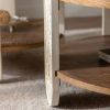 Palace Style Hand-Carved Wooden Coffee Table with Double Layer Storage